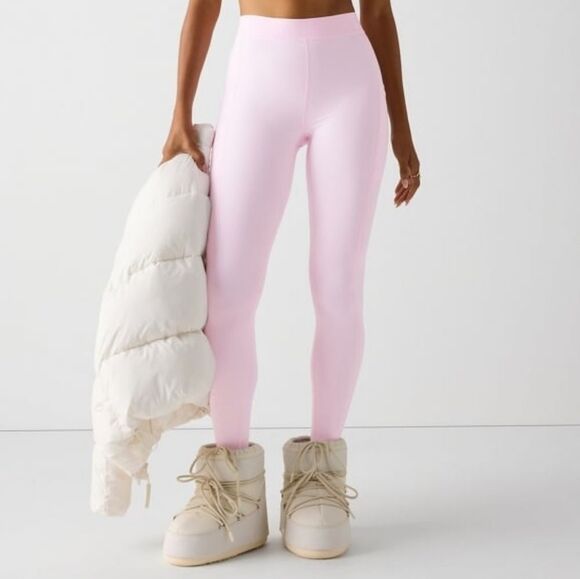 Fabletics Pants - Fabletics Pink On-The-Go PowerHold Leggings